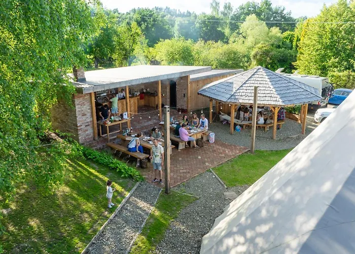 Luksusowy namiot Moon Glamping Beczyn