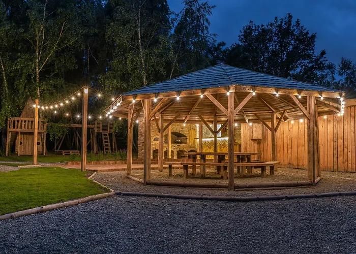 Luksusowy namiot Moon Glamping Beczyn